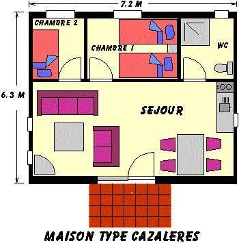 Holiday home Vakantiepark Chateau Cazaleres Daumazan-sur-Arize